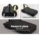 Adjustable Portable Height Kids Basketball Stand System Net Rim Ring Hoop Set - Top-Down View