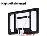 Portable Basketball Hoop Stand System Height Adjustable Net Ring Kids Junior - Front View