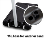 Portable Basketball Hoop Stand System Height Adjustable Net Ring Kids Junior - Side View