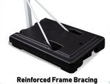 Portable Basketball Hoop Stand System Height Adjustable Net Ring Kids Junior - Close-Up Angle
