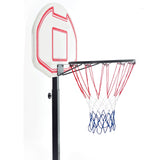 Adjustable Portable Height Junior Kids Basketball Stand System Net Ring Hoop Set - Side View