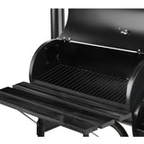 2 in1 BBQ Smoker Charcoal Grill Roaster Portable Offset Outdoor Camping Barbecue - Front View