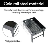 Outdoor Camping Portable & Foldable Charcoal BBQ Grill Hibachi Picnic Barbecue - Extra Image