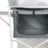 Single Pantry Storage Camping Kitchen Shelf Camp Cupboard Windshield Cook Table - Side View