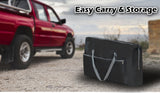 Deluxe Aluminium Foldable Camping Kitchen Picnic Cupboard Bench Table Windshield - Extra Image