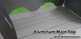 Deluxe Aluminium Foldable Camping Kitchen Picnic Cupboard Bench Table Windshield - Extra Image