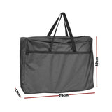 Aluminium Foldable Camping Cooking Kitchen Picnic Cupboard Bench Table Windshield - Close-Up Angle