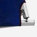Camping Bed Folding Stretcher Light Weight w/ Carry Bag Camp Portable - blue - 45-Degree Angle