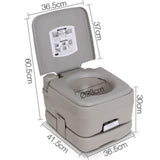 10L Outdoor Portable Camping Toilet