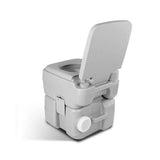 20L Outdoor Portable Camping Toilet With Carry Bag - Front View