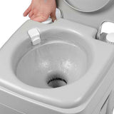 20L Outdoor Portable Camping Toilet With Carry Bag - 45-Degree Angle