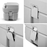 20L Outdoor Portable Camping Toilet With Carry Bag - Close-Up Angle