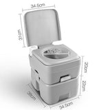 20L Outdoor Portable Camping Toilet With Carry Bag - Extra Image