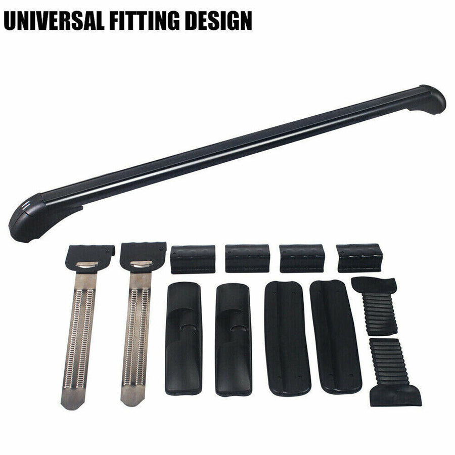 105cm Universal Car Roof Racks Carrier Adjustable Cross Bars Aluminium Alloy Lockable, image 8