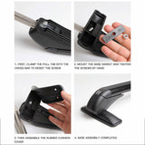 115cm Universal Car Roof Racks Carrier Adjustable Cross Bars Aluminium Alloy Lockable - Close-Up Angle