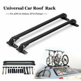 115cm Universal Car Roof Racks Carrier Adjustable Cross Bars Aluminium Alloy Lockable - Extra Image