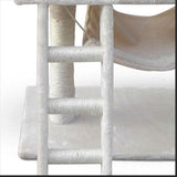 158cm Cat Tree Scratching Post Scratcher Pole Gym Toy House Furniture Multilevel - beige - Extra Image