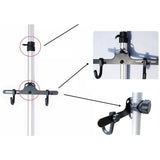Heavy Duty Aluminum Alloy 2 Bike Bicycle Hanger Parking Rack Storage Stand To 4M - Side View