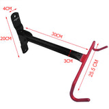 Large Premium Bike Bicycle Hanger Hook Wall Mounted Garage Storage Rack Mount - 45-Degree Angle