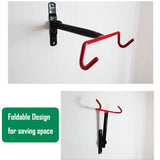 Large Premium Bike Bicycle Hanger Hook Wall Mounted Garage Storage Rack Mount - Rear View