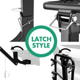3 Bike Rack Bicycle Car Rear Carrier 2 Steel Foldable Steel Hitch Mount Towbar