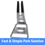 Top Quality Floor Stand Holder Triangle Rear Hub Mount Bike Bicycle Storage Rack - Top-Down View