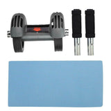 Exercise Wheel Double AB Roller Abs Abdominal Workout Fitness Gym with Knee Pad - 45-Degree Angle