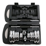 20KG York Dumbbell Set Weight Dumbbells Home Gym Fitness BarBell w/ Case