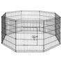 24" 8 Panel Pet Dog Playpen Puppy Exercise Cage Enclosure Fence Play Pen
