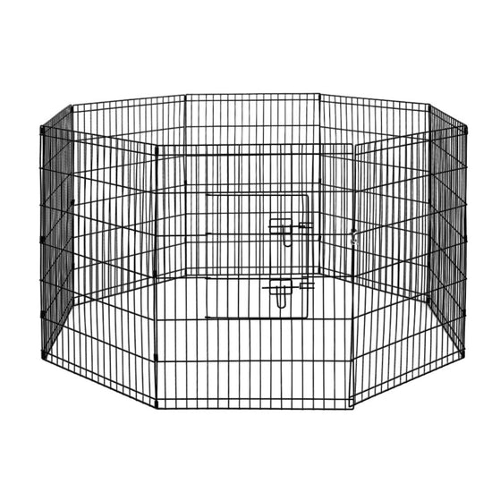 36 8 Panel Pet Dog Playpen Puppy Exercise Cage Enclosure Fence Play Pen