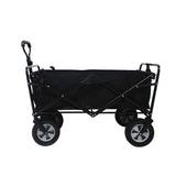 Foldable Collapsible Wagon Cart Garden Beach Outdoor Shopping Trolley Fishing Camping - Front View