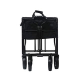 Foldable Collapsible Wagon Cart Garden Beach Outdoor Shopping Trolley Fishing Camping - Rear View