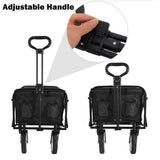 Foldable Collapsible Wagon Cart Garden Beach Outdoor Shopping Trolley Fishing Camping