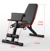 Adjustable FID Ab Abdominal Weight Press Bench Fitness Incline Sit up Gym Flat - Close-Up Angle