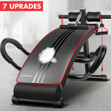 Foldable Adjustable Sit Up Abdominal Bench Press Weight Gym Ab Exercise Fitness - Front View