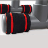 Push Up Bar handle Push-up Stand Grip For Home Fitness Exercise Workout - red - Front View
