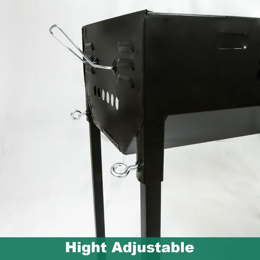 Large Portable Charcoal Outdoor BBQ Barbecue Grill Set, image 4