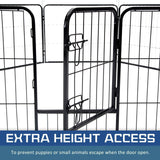 Extra Heavy Duty 8 Panel Pet Playpen Dog Cage Puppy Exercise Crate Enclosure Rabbit Fence - Extra Image