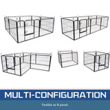 Extra Heavy Duty 8 Panel Pet Playpen Dog Cage Puppy Exercise Crate Enclosure Rabbit Fence - Extra Image