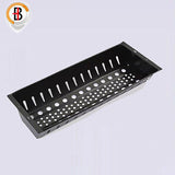Portable Outdoor Mangal BBQ Grill Charcoal Shish Kebab Shashly Picnic Camping - Top-Down View