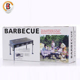 Portable Outdoor Mangal BBQ Grill Charcoal Shish Kebab Shashly Picnic Camping - Extra Image
