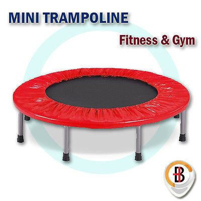 36 Mini Trampoline Jogger Rebounder Home Gym Workout Fitness Red