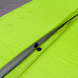 Double Self Inflating Mattress Sleeping Mat Air Bed Camping Camp Hiking Joinable - green - Low Angle