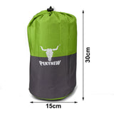 Double Self Inflating Mattress Sleeping Mat Air Bed Camping Camp Hiking Joinable - green - Extra Image