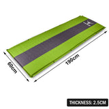 Self Inflating Mattress Sleeping Mat Air Bed Camping Camp Hiking Joinable Single - green - Extra Image