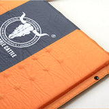 Self Inflating Mattress Sleeping Mat Air Bed Camping Camp Hiking Joinable Single - orange - 45-Degree Angle