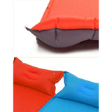 Air Bed Self Inflating Mattress Sleeping Mat Camp Camping Hiking Joinable - red - Front View