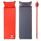 Air Bed Self Inflating Mattress Sleeping Mat Camp Camping Hiking Joinable - red - 45-Degree Angle