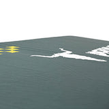 Self Inflating Joinable Mat Pad Air Bed Camping Single - green - Front View