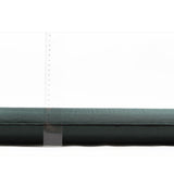 Self Inflating Joinable Mat Pad Air Bed Camping Single - green - Side View